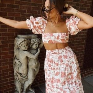 WeWoreWhat Coco Top / Vintage Red / S.